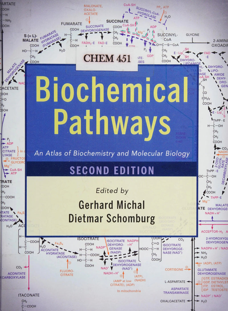 Biochemical Pathways An Atlas of Biochemistry and Molecular Biology by Gerhard Michal 2nd Edition ISBN 9780470146842