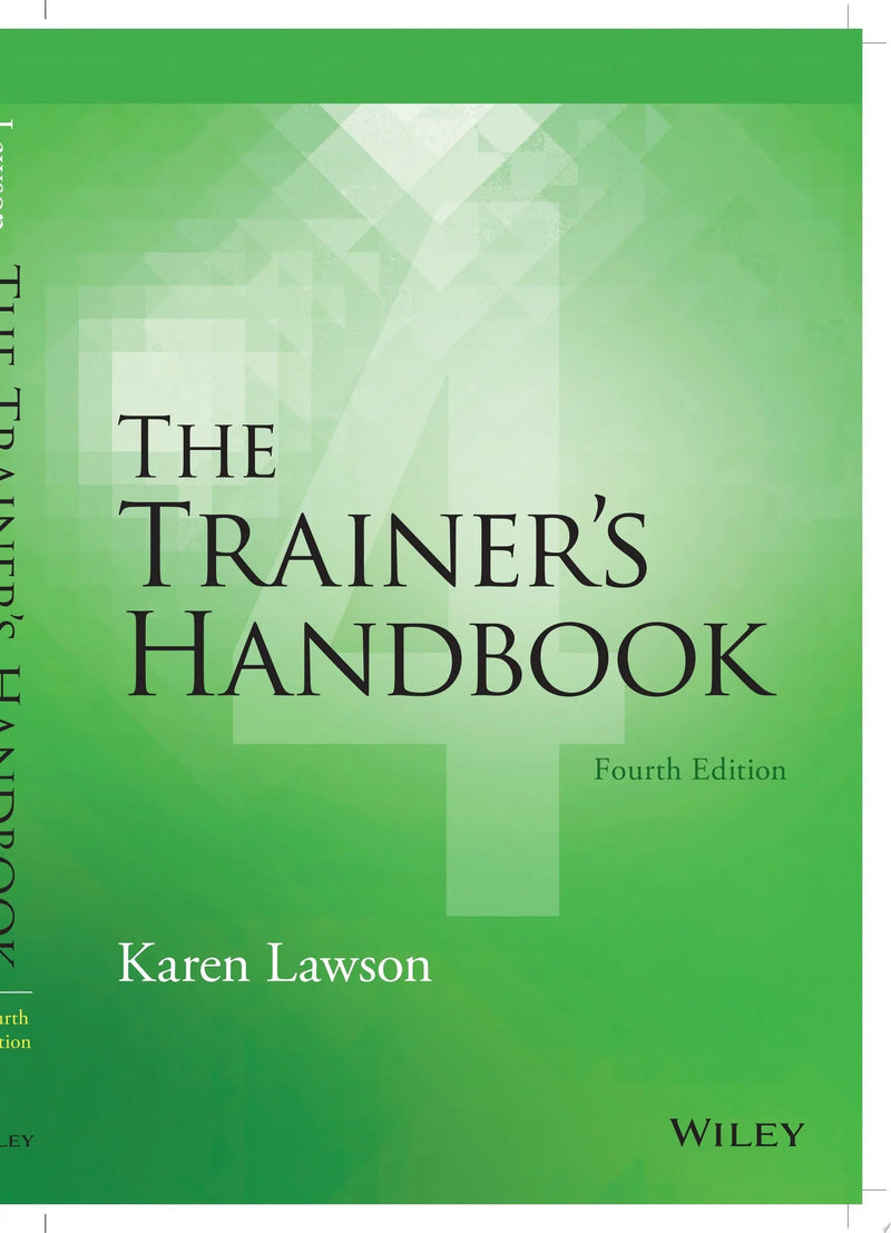 The Trainer's Handbook by Karen Lawson 4th Edition ISBN 9781118933138