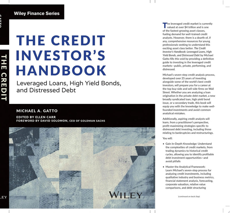 The Credit Investor's Handbook Leveraged Loans, High Yield Bonds, and Distressed Debt by Michael Gatto 1st Edition ISBN 9781394196050