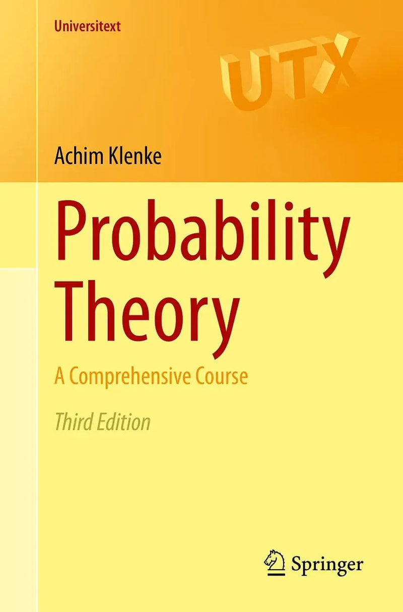 Probability Theory A Comprehensive Course by Achim Klenke 3rd Edition ISBN 9783030564018
