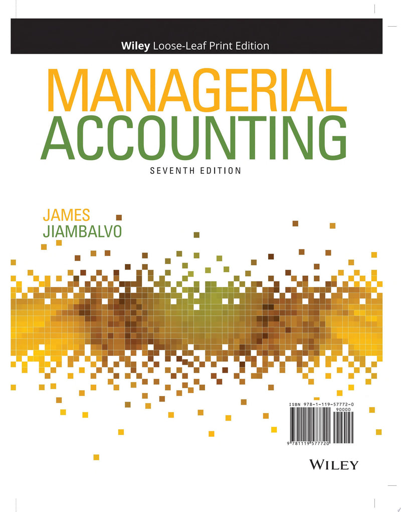 Managerial Accounting 7th Edition