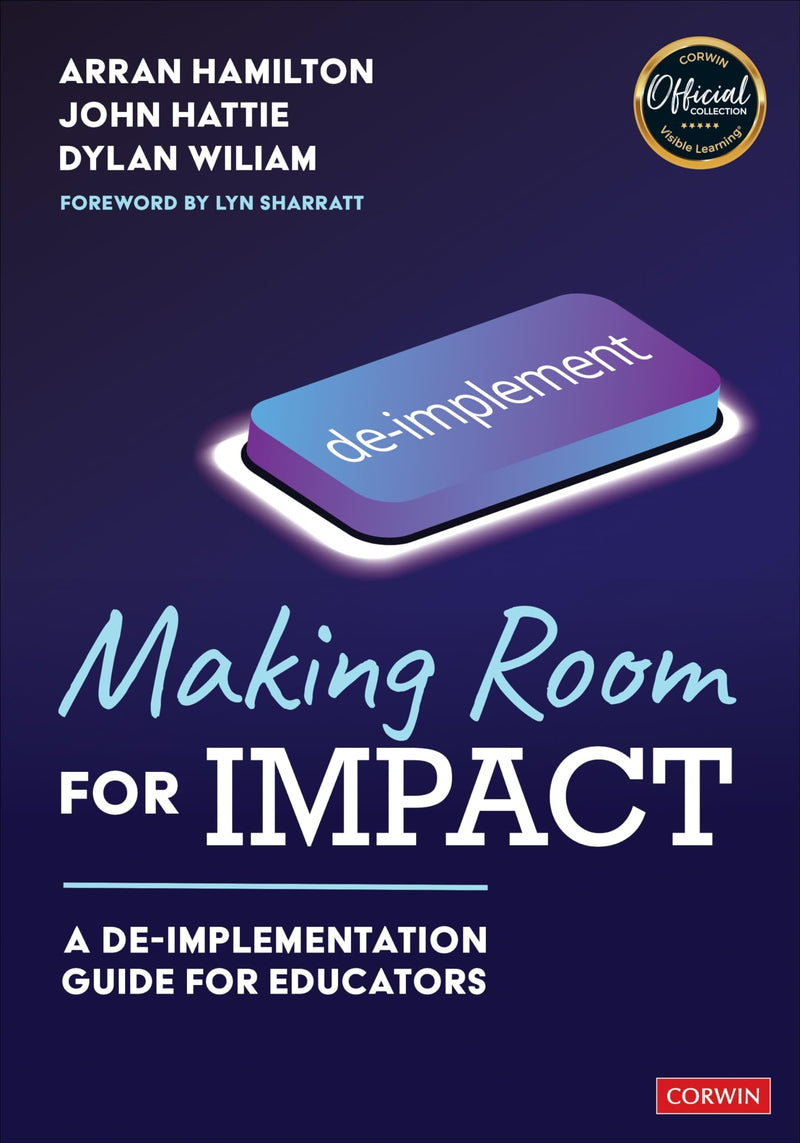 Making Room for Impact A De-implementation Guide for Educators by Arran Hamilton 1st Edition