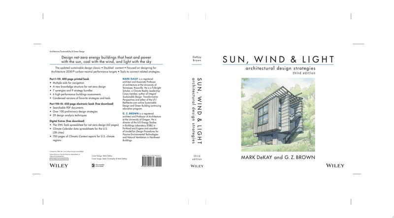 Sun, Wind, and Light: Architectural Design Strategies by Mark DeKay 3rd Edition ISBN 9780470945780