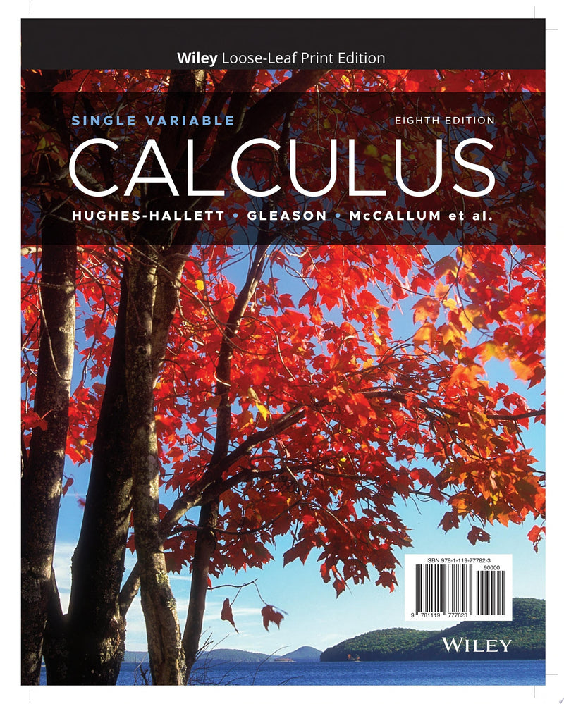Calculus Single Variable 8th Edition