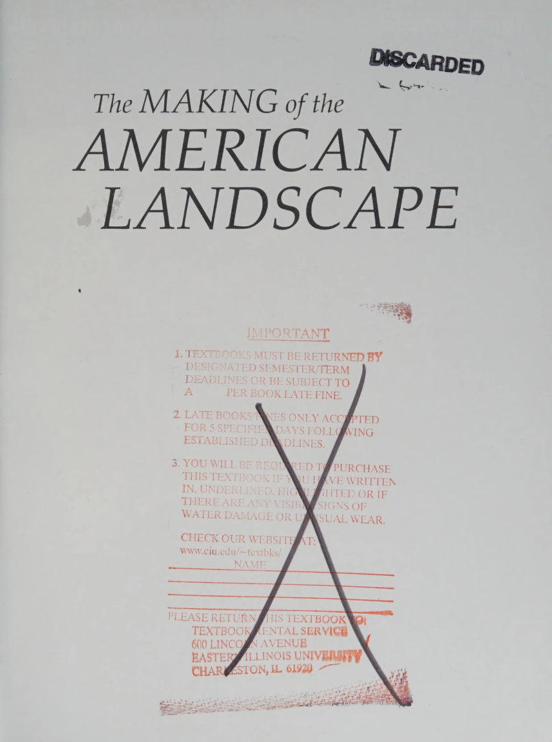 The Making of the American Landscape by Michael P. Conzen 2nd Edition ISBN 9780415950077