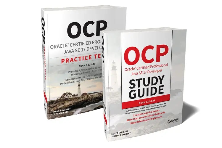 OCP Oracle Certified Professional Java SE 17 Developer Certification Kit Exam 1Z0-829 by Jeanne Boyarsky ISBN: 978-1119864646