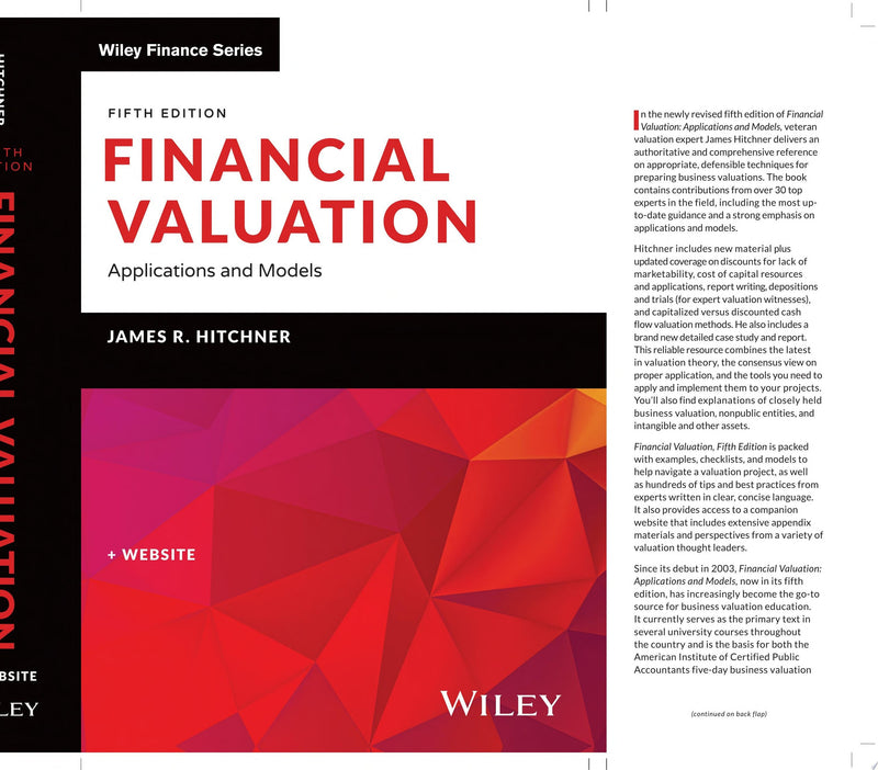 Financial Valuation Applications and Models, Book + Website 5th Edition