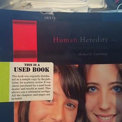 Human Heredity: Principles and Issues by Michael Cummings 11th Edition ISBN 9781305251052