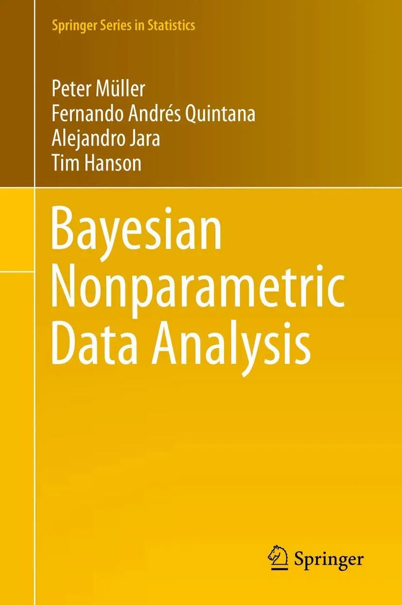 Bayesian Nonparametric Data Analysis by Peter Müller ISBN 9783319189673