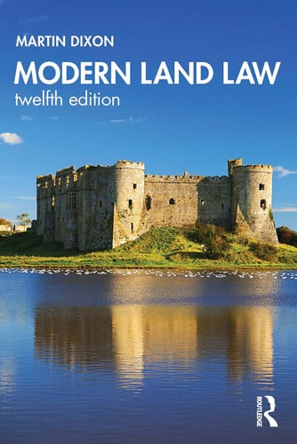 Modern Land Law by Martin J. Dixon