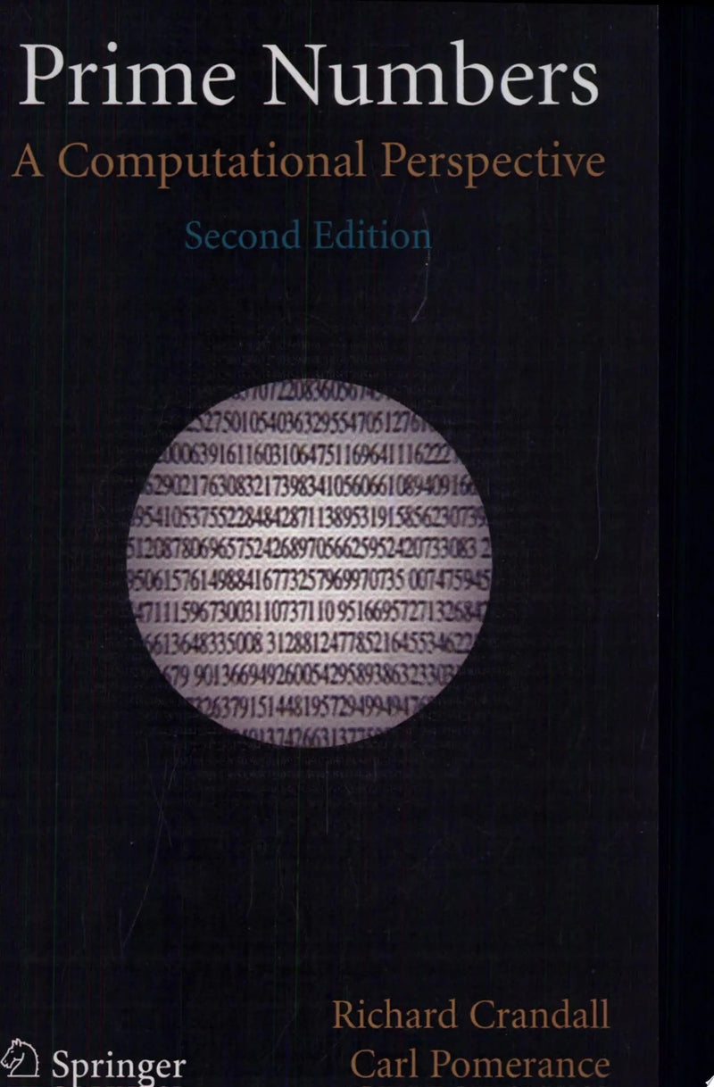 Prime Numbers A Computational Perspective by Richard Crandall 2nd Edition ISBN 9780387252827