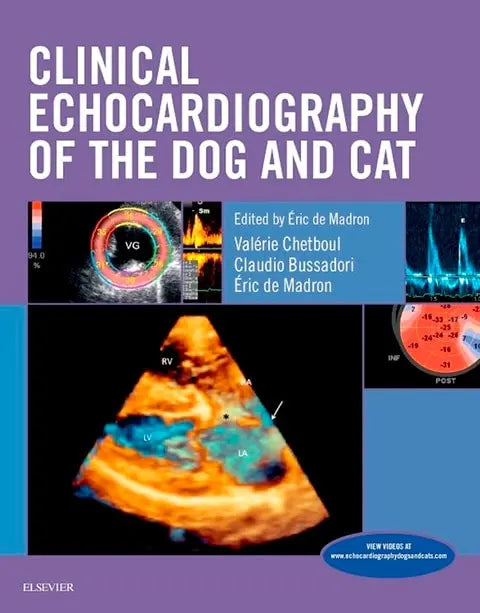 Clinical Echocardiography of the Dog and Cat by Eric de Madron 1st Edition ISBN 9780323316507