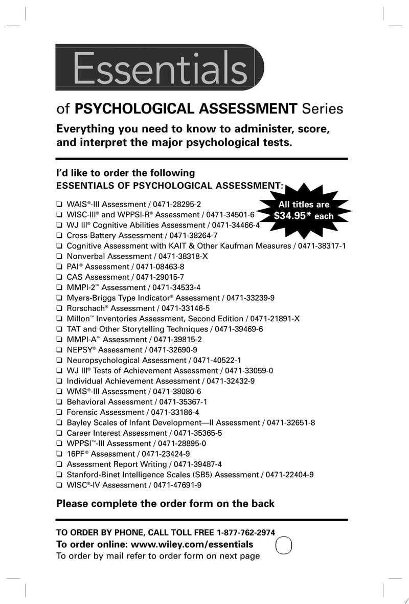 Essentials of KABC-II Assessment by Alan S. Kaufman 1st Edition ISBN 9780471667339