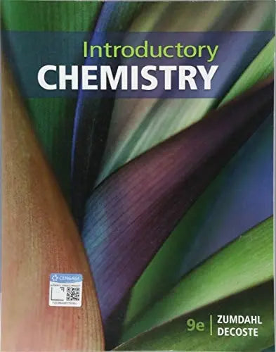 Introductory Chemistry by Steven S. Zumdahl 9th Edition ISBN 9781337399524