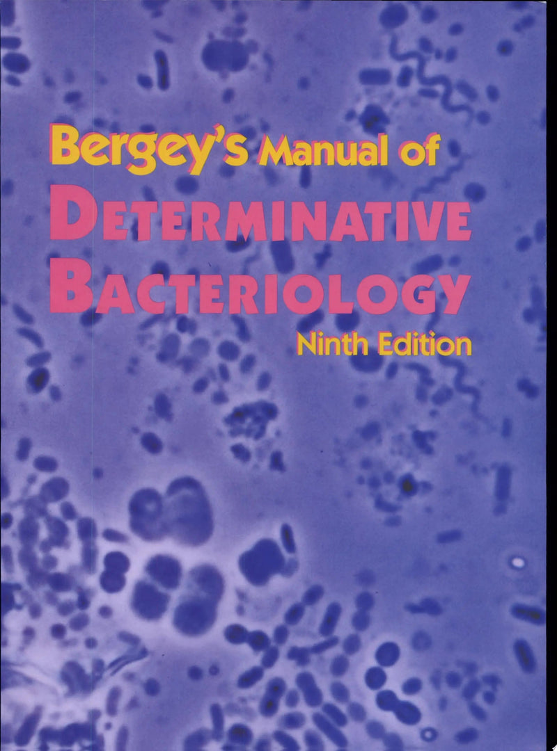 Bergey's Manual of Determinative Bacteriology by John G. Holt ISBN 9780683006032
