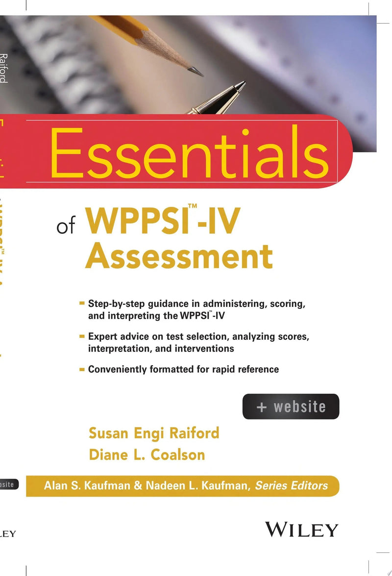 Essentials of WPPSI-IV Assessment by Susan Engi Raiford 1st Edition ISBN 9781118380628