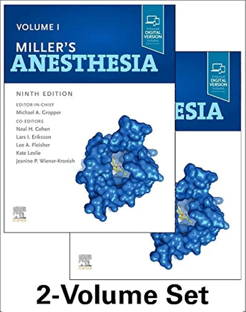 Miller's Anesthesia by Michael A. Gropper 9th Edition ISBN 9780323596046