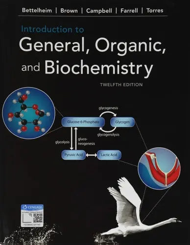Introduction to General, Organic and Biochemistry by Frederick A. Bettelheim ISBN: 978-1337571357