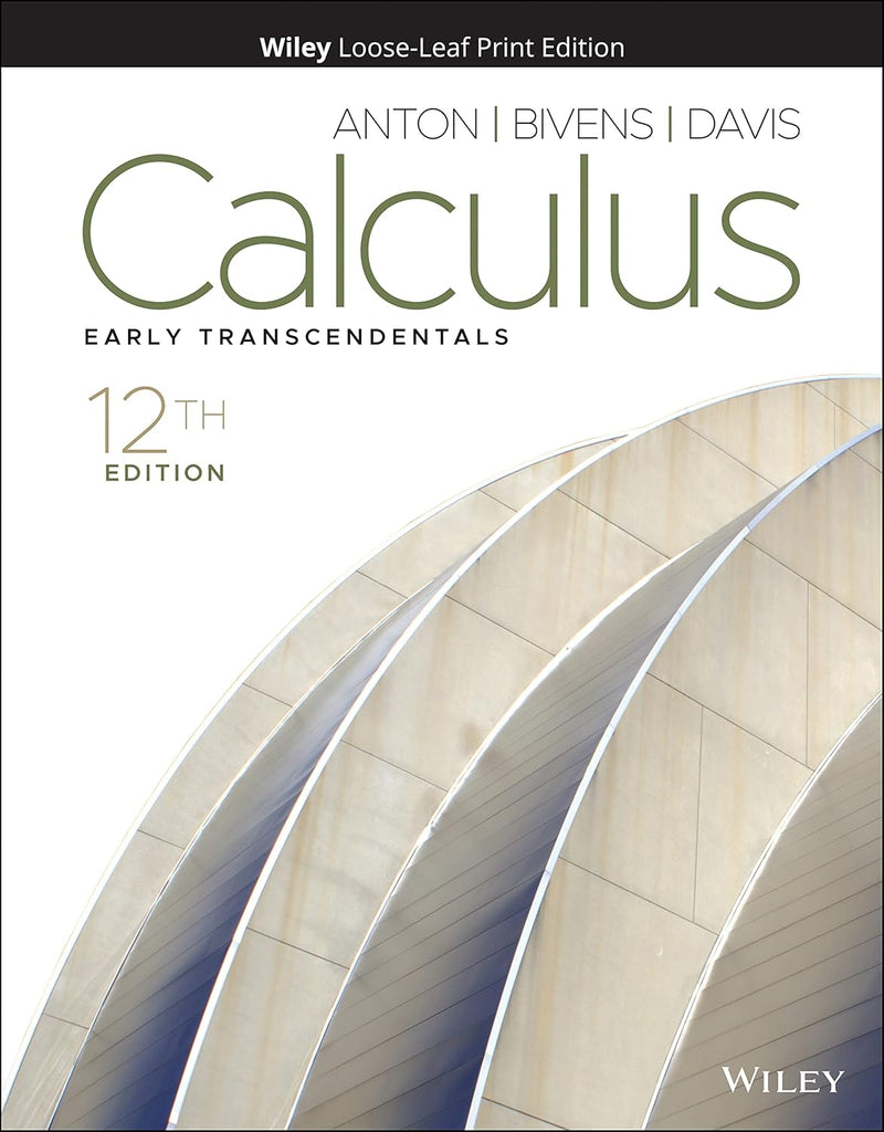 Calculus Early Transcendentals 12th Edition