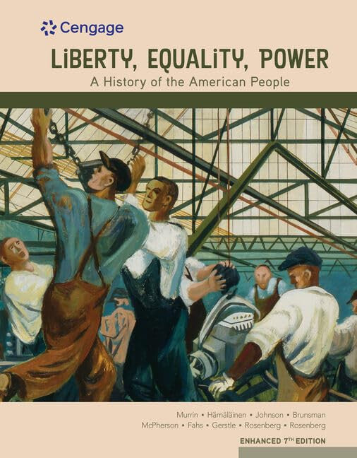 Liberty, Equality, Power: A History of the American People 7th Edition