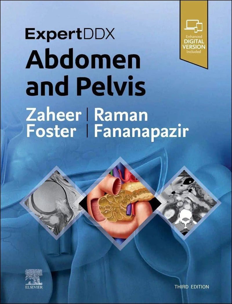 ExpertDDx: Abdomen and Pelvis by Atif Zaheer 3rd Edition ISBN 9780323878661