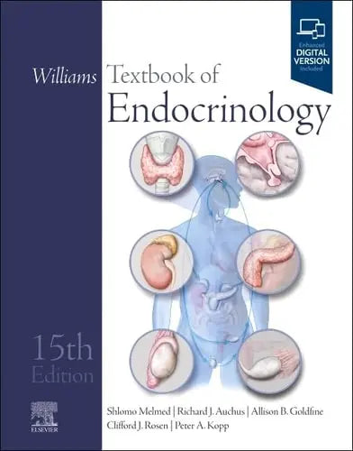 Williams Textbook of Endocrinology by Shlomo Melmed 15th Edition ISBN 9780323932301