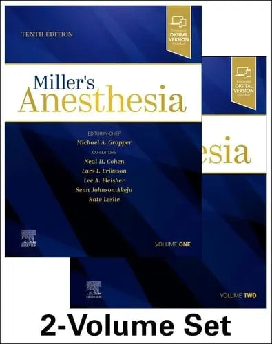 Miller's Anesthesia, 2-Volume Set by Michael A. Gropper