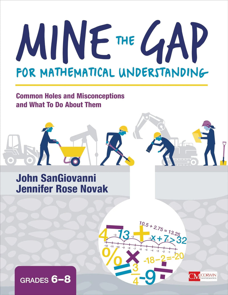 Mine the Gap for Mathematical Understanding, Grades 6-8 Common Holes and Misconceptions and What To Do About Them by John SanGiovanni 1st Edition ISBN 9781506379821