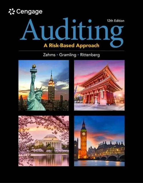 Auditing A Risk-Based Approach by Karla M. Johnstone-Zehms 12th Edition ISBN 9780357721872