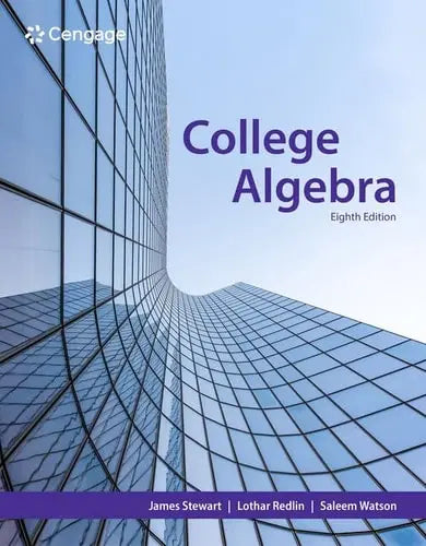 College Algebra 8th Edition ISBN 9780357753651